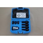 Draadtap reparatieset wielbouten & wielmoeren M12 & M14, 8-delig