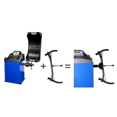 Banden balanceer apparaat voor motorfiets velgen met zelfcentrerende wieladapter