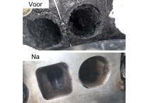 Walnoot straal apparaat