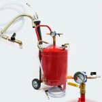 Pneumatisch olie opzuigtoestel met 22 liter tank
